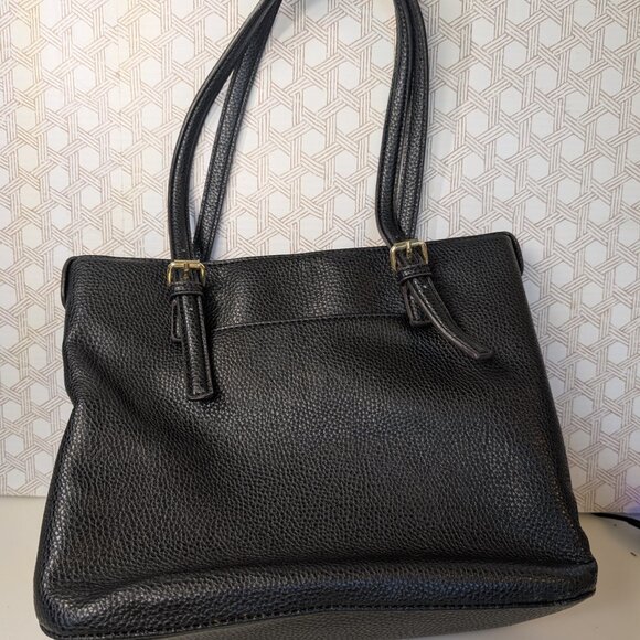 Vintage AK Anne Klein Soft Leather Black Purse - Picture 5 of 11